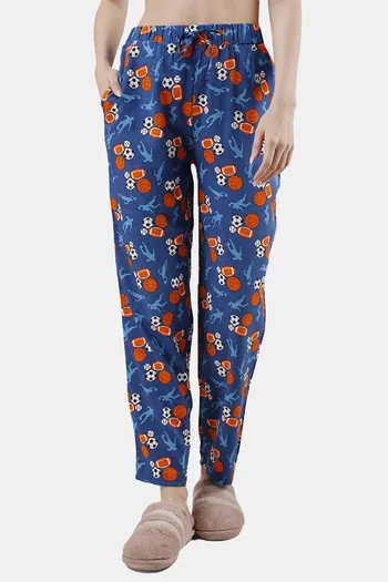 Buy Soie Rayon Pyjama - Blue