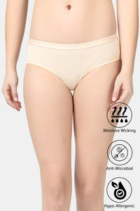 Buy Antar Mid Rise Full Coverage Anti Microbial Hipster Panty - Nude