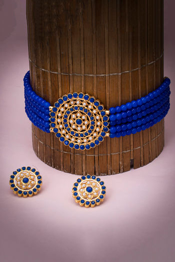 Buy Sukkhi Lavish Gold Plated Blue 