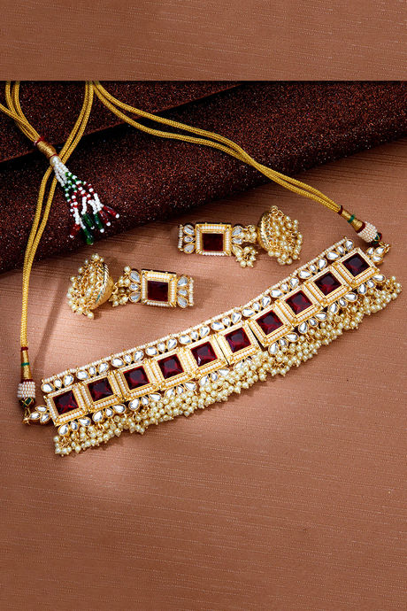 Buy Sukkhi Dazzling Pearl Gold Plated 