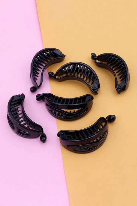 Buy Sukkhi Amazing Banana Hair Clip Hair Accessories For Women And Girl (Pack Of 6) (Size: M) at online | Jewellery online Buy Sukkhi Amazing Banana Hair Clip Hair Accessories For Women And Girl (Pack Of 6) (Size: M) at online | Jewellery online