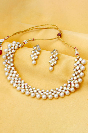 Buy Sukkhi Modish Pearl Gold Plated 