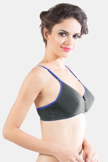 Buy Sonari Bombshell Padded Non-Wired 3/4Th Coverage T-Shirt Bra - Yellow  at Rs.395 online