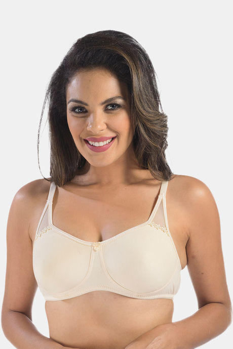 Buy Sonari Antra Double Layered Non-Wired 3/4Th Coverage T-Shirt Bra - Skin  at Rs.500 online