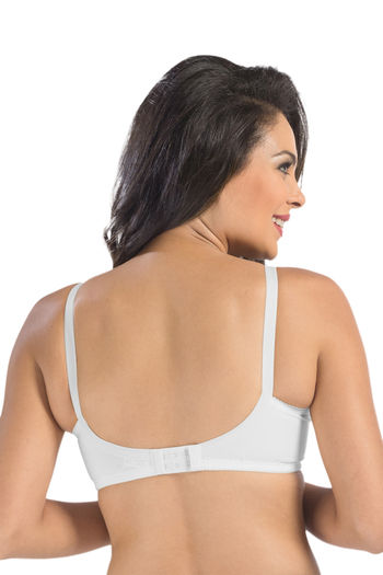 Buy Sonari Double Layered Non-Wired 3/4Th Coverage T-Shirt Bra - White at  Rs.385 online