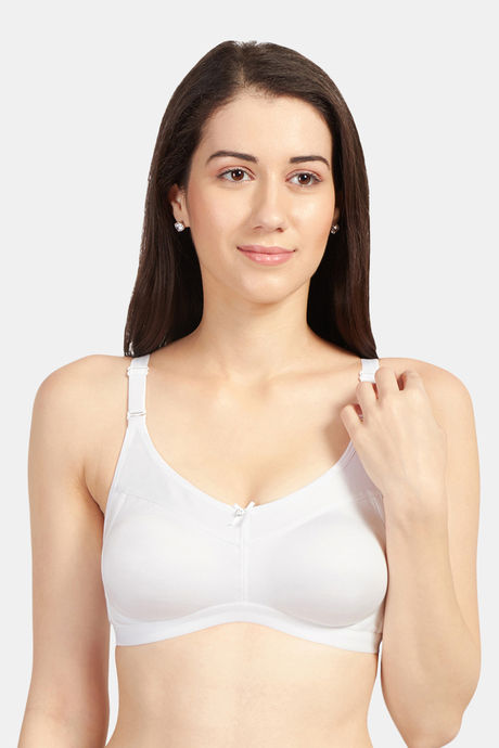 Buy Juliet Double Layered Non Wired Full Coverage Minimiser Bra - White at  Rs.619 online