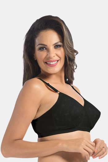 Buy Sonari Unique Women's Regular Bra - Black at Rs.475 online