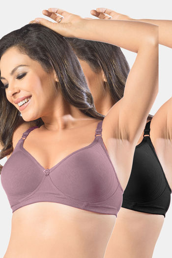 Sonari D 12 women #x27;s Regular bra Pack of 2 Black wine