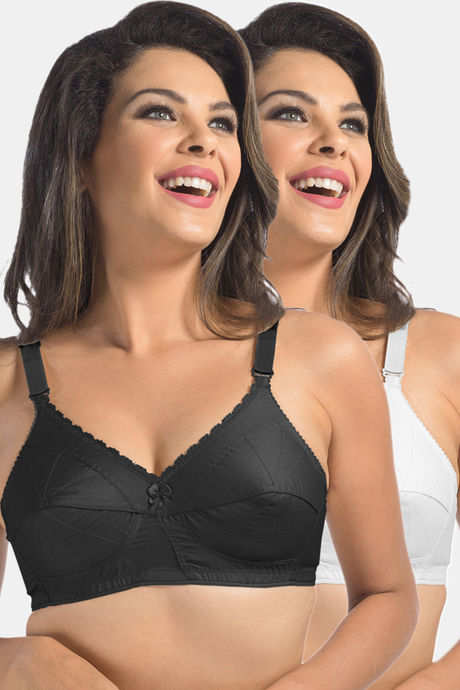 Buy Zivame True Curv Double Layered Non Wired Full Coverage Minimiser Bra -  Roebuck at Rs.822 online