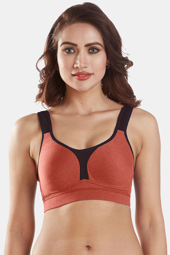 Buy Sonari Padded Non-Wired 3/4Th Coverage Super Support Bra - M Blue at  Rs.360 online