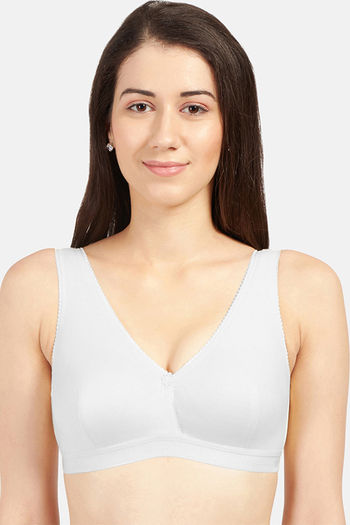 Sonari Single Layered Non-Wired Medium Coverage T-Shirt Bra (Pack of 2) -  Skin White