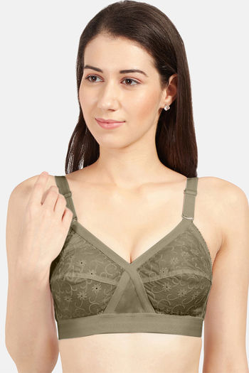 Buy Planetinner Non Padded Non Wired Full Coverage Pure Cotton Bra - Beige  at Rs.520 online