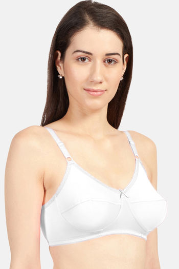 Buy Sonari Single Layered Non-Wired Medium Coverage Minimiser Bra (Pack of  2) - Cgreen White at Rs.730 online