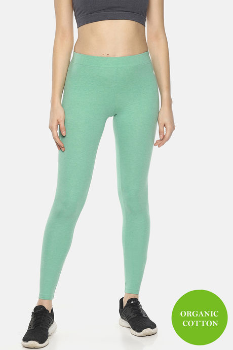 Buy Soul Space Organic Cotton Leggings - Green at Rs.749 online