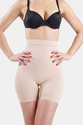 Buy Swee Seamless All Day Midwaist Thigh Shaper - Skin at Rs.1415 online