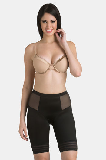 Buy Swee Seamless All Day Midwaist Thigh Shaper - Black at Rs.1400