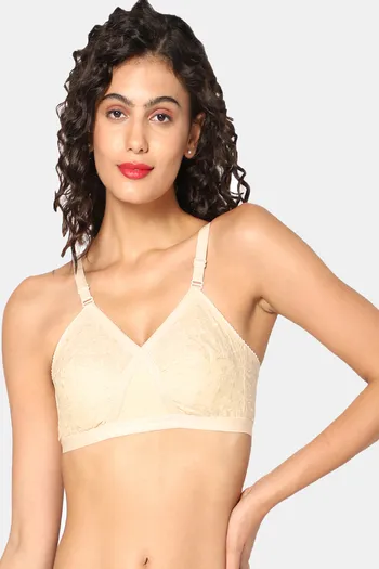 Buy Incare Double Layered Non-Wired Full Coverage T-Shirt Bra - Skin at  Rs.699 online