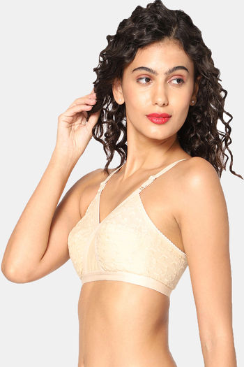 Buy Incare Double Layered Non-Wired Full Coverage T-Shirt Bra - Skin at  Rs.699 online