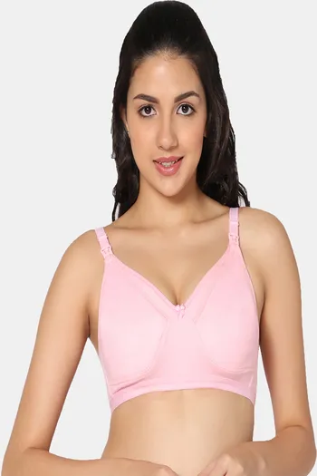 Buy Incare Padded Non Wired Full Coverage Maternity / Nursing Bra - Pink at  Rs.451 online