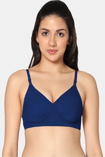 Buy Incare Double Layered Non Wired Full Coverage T-Shirt Bra - Skin at  Rs.382 online