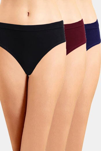 Buy OUENZ Cotton Underwear Women, 5 Pack Seamless Soft Comfortable  Breathable Mid Waist Briefs Panties for Women Online at desertcartINDIA