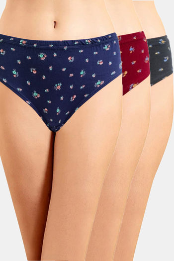 Buy Incare High Rise Full Coverage Hipster Panty Pack Of 3 Assorted At Rs472 Online 4114