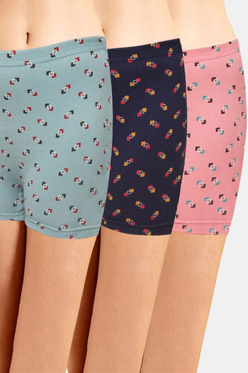 Buy Incare Full Coverage High Rise Hipster Panty (Pack of 3) - Multicolor