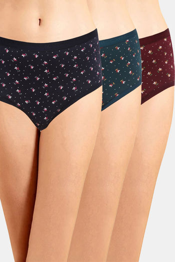 Women Panty Broad Lastic Panties Girls Underwear Multicolor Pack of 4