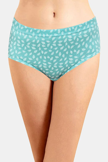 Buy Zivame Anti-Microbial High Rise Full Coverage Tummy Tucker Hipster Panty  (Pack of 2) - Assorted at Rs.479 online