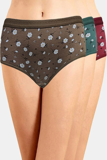 M-4XL Plus Size Women's Underwear Breathable 100% Cotton Women's Underwear  High Split Sexy Underwear Girly Solid Color Briefs