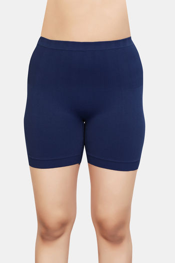 Buy Incare High Rise Full Coverage Boyshort - Navy Blue