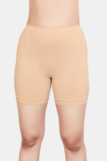 Buy Incare High Rise Full Coverage Boyshort - Skin