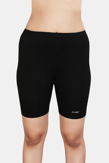 Buy Incare High Rise Full Coverage Boyshort - Black