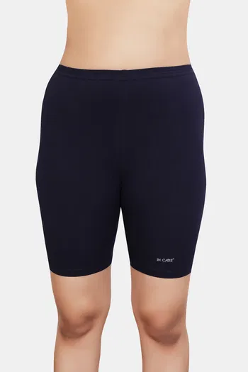 Buy Incare High Rise Full Coverage Boyshort - Navy Blue