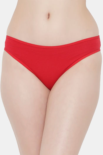 Buy Bleeding Heart Low Rise Zero Coverage Thong - Red