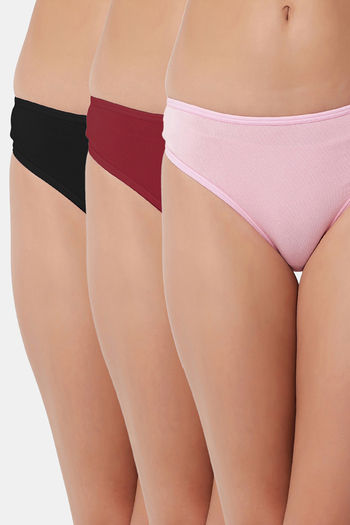 Buy Bleeding Heart Low Rise Zero Coverage Thong (Pack of 3