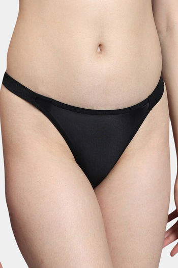Buy Bleeding Heart Women's Solid Neon Thong Panty, Low Waist with Minimal  Back Coverage, Pack of 1 Online at Best Prices in India - JioMart.