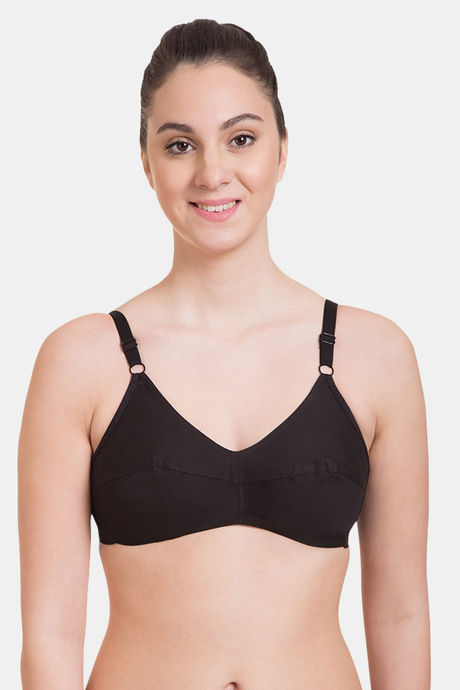 Buy Belle Single Layered Non Wired Full Coverage Sag Lift Bra - Black at  Rs.239 online