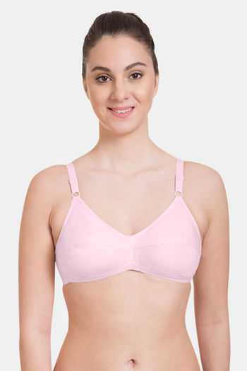 Buy Belle Single Layered Non Wired Full Coverage Sag Lift Bra - Pink at  Rs.239 online
