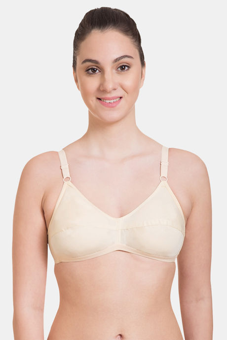 Belle Single Layered Non Wired Full Coverage Sag Lift Bra - Black