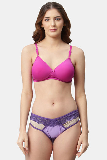 Buy Cukoo Padded Non Wired Full Coverage T-Shirt Bra - Pink