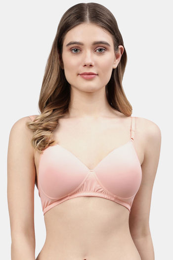 Buy Cukoo Padded Non Wired Full Coverage T-Shirt Bra - Pink