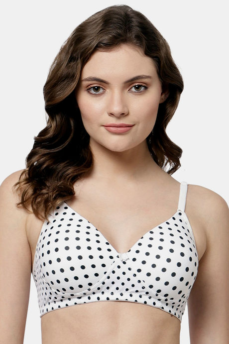 Cukoo Padded Non-Wired Full Coverage T-Shirt Bra - White