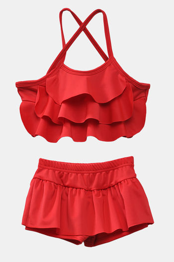 Buy Cukoo Slip-On Swim Set  - Red