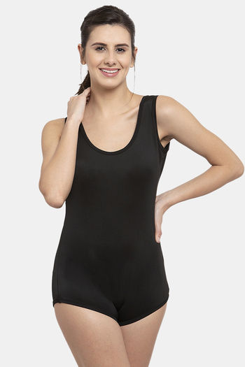 Buy Cukoo Slip-On Swimdress With Removable Pads - Black