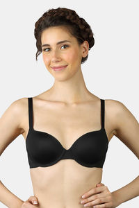 Buy Floret Wirefree Natural Lift Pretty Back Bra - Navy at Rs.599