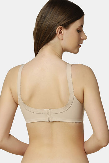 Buy Triumph Double Layered Non Wired Full Coverage Super Support Bra - Skin  at Rs.1399 online