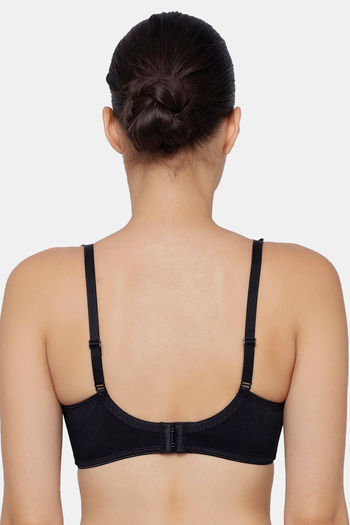 Buy Zivame Priority Wireless Minimiser Bra With Wide Back Smoothening-Black  Online at Low Prices in India 