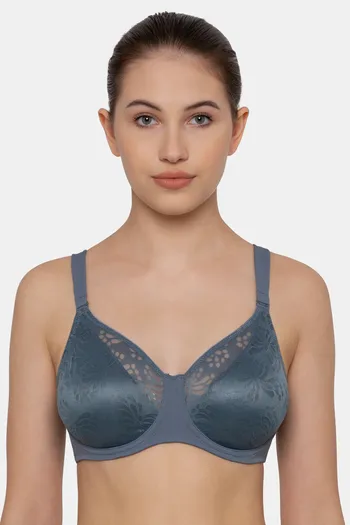 Buy Triumph Single Layered Wired Full Coverage Minimiser Bra - Grey at  Rs.850 online