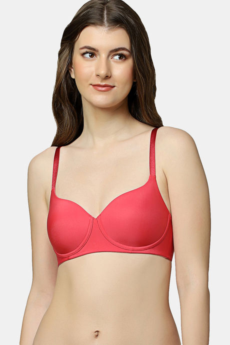 Triumph Padded Non Wired Medium Coverage T-Shirt Bra - Bordeaux